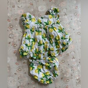 Janie and Jack Lemon Two-Piece.